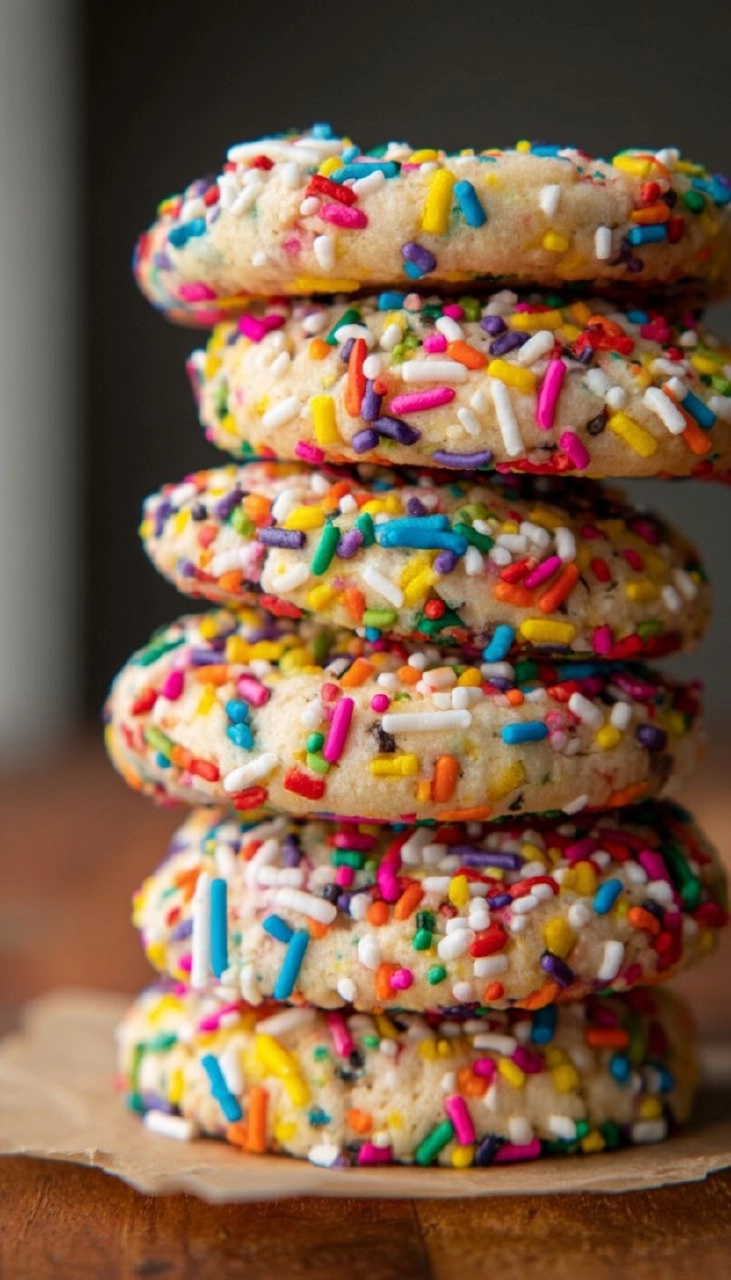 Easy Confetti Cookies 