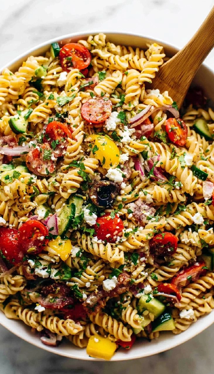 Easy Summer Pasta Salad (4 Ingredients)