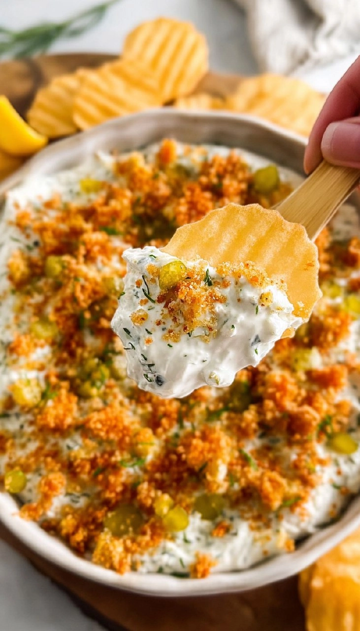 High-Protein Fried Pickle Dip (Viral Recipe)