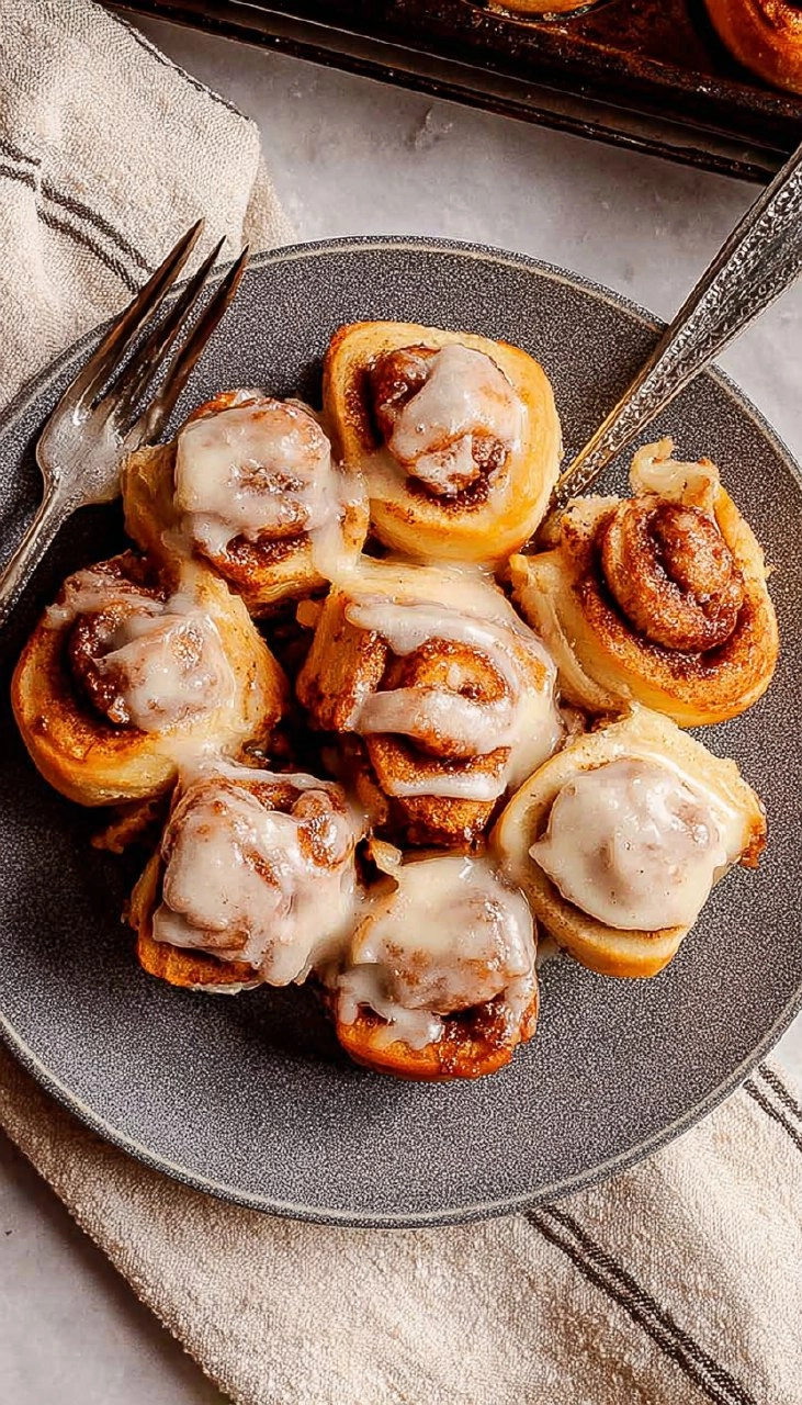 Mini Cinnamon Rolls (Pillowy Soft) 182 Mini Cinnamon Rolls (Pillowy Soft)