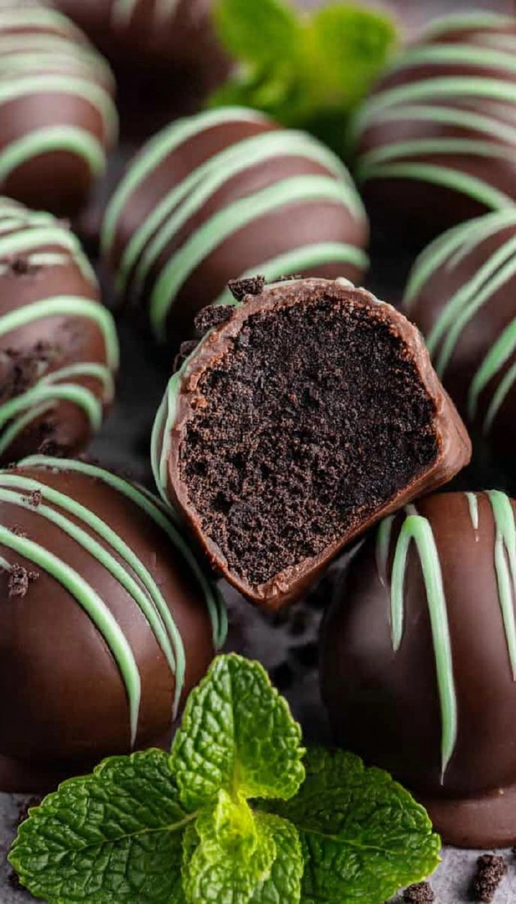 Mint Oreo Truffles