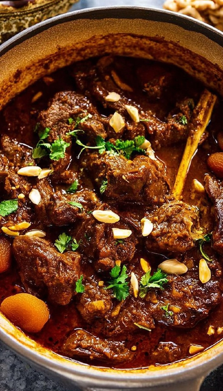 Moroccan Lamb Tagine | Slow-Braised Easter Centerpiece with Apricots & Spices