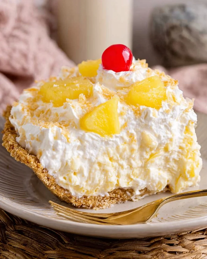 No-Bake-Pineapple-Pie-Recipe