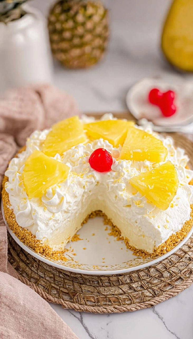No Bake Pineapple Pie