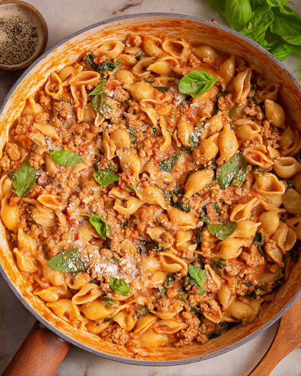 One Pot Ground Turkey Pasta