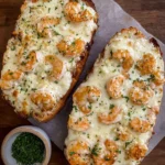 Shrimp-Alfredo-Garlic-Bread-Recipe