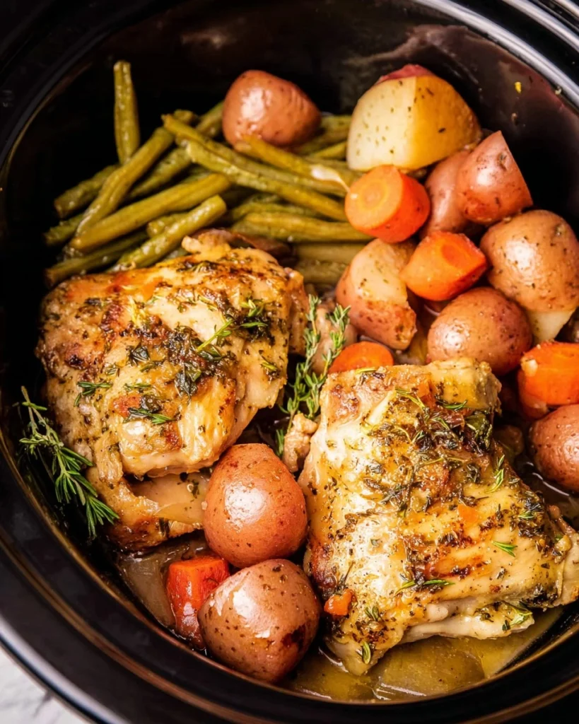 Slow-Cooker-Garlic-Butter-Chicken-and-Vegetables-Recipe
