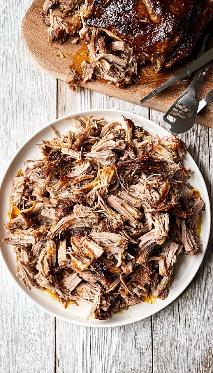 Slow Cooker Pulled Pork | Easy 6-Ingredient Set-It & Forget-It BBQ