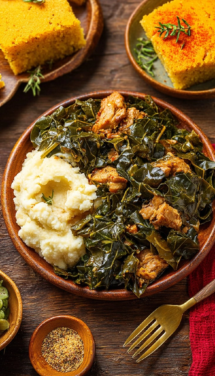 Slow-Simmered Smoky Southern Collard Greens 122 Slow-Simmered Smoky Southern Collard Greens