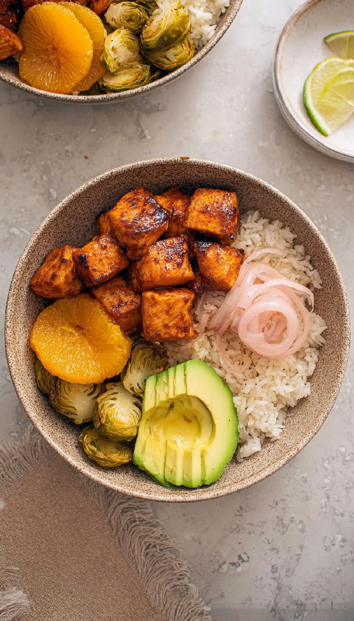 Sticky Orange Salmon Bowls. 102 Sticky Orange Salmon Bowls.