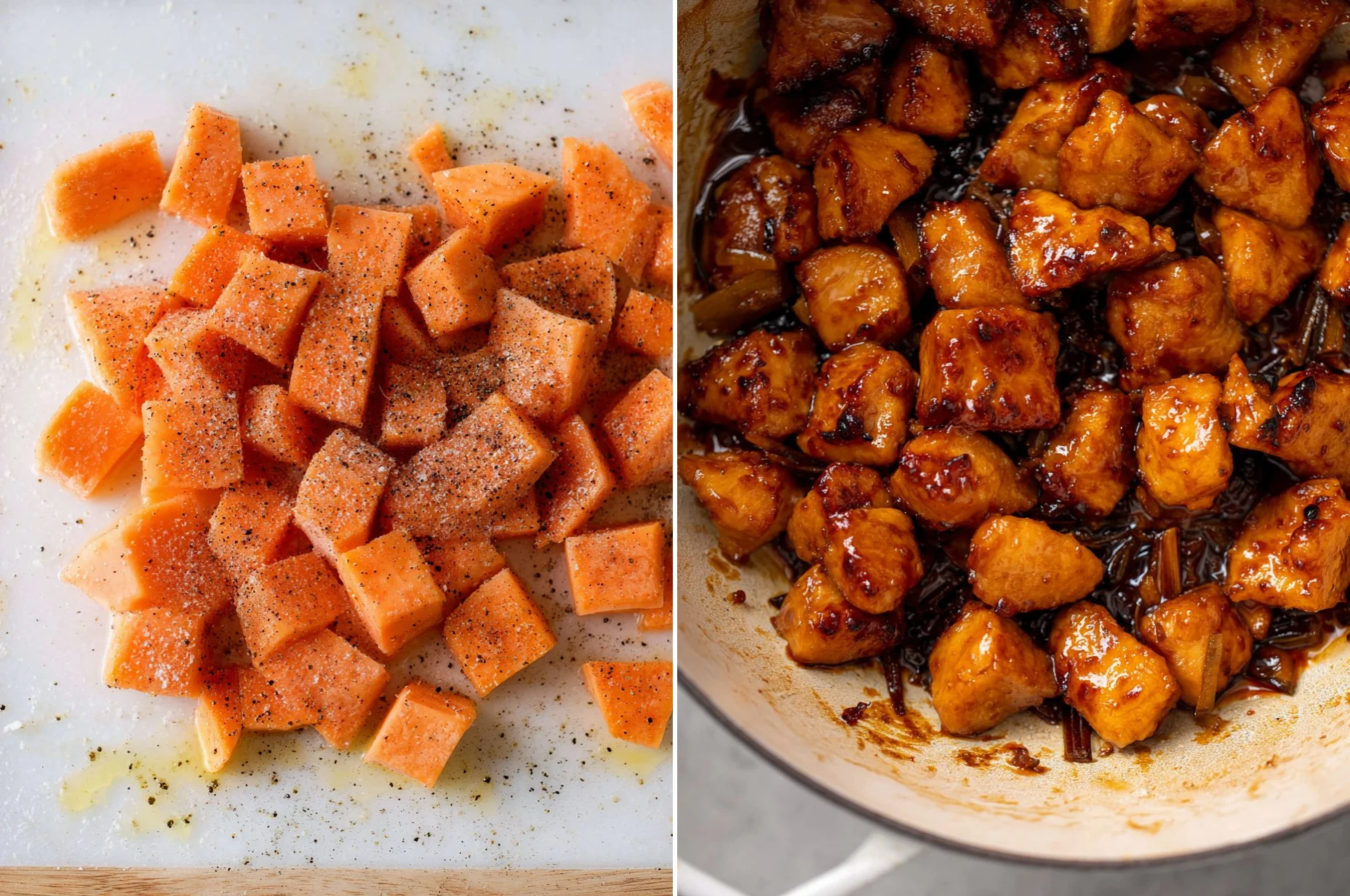 Sticky Orange Salmon Bowls. 101 Sticky Orange Salmon Bowls.