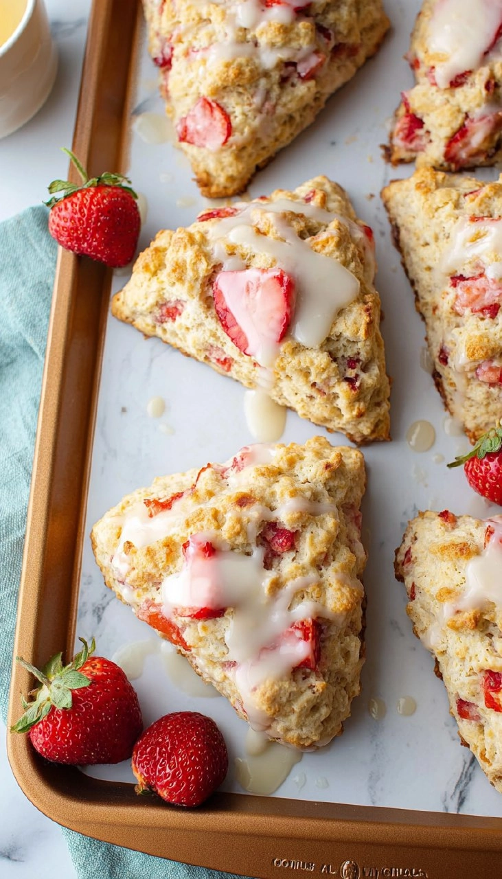 Strawberry Lemon Scones 37 Strawberry Lemon Scones
