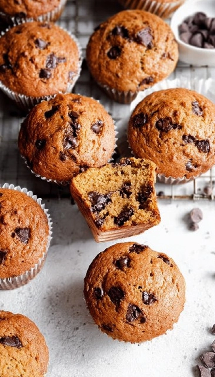 Almond Flour Chocolate Chip Muffins (Soft, Moist & Easy One Bowl)