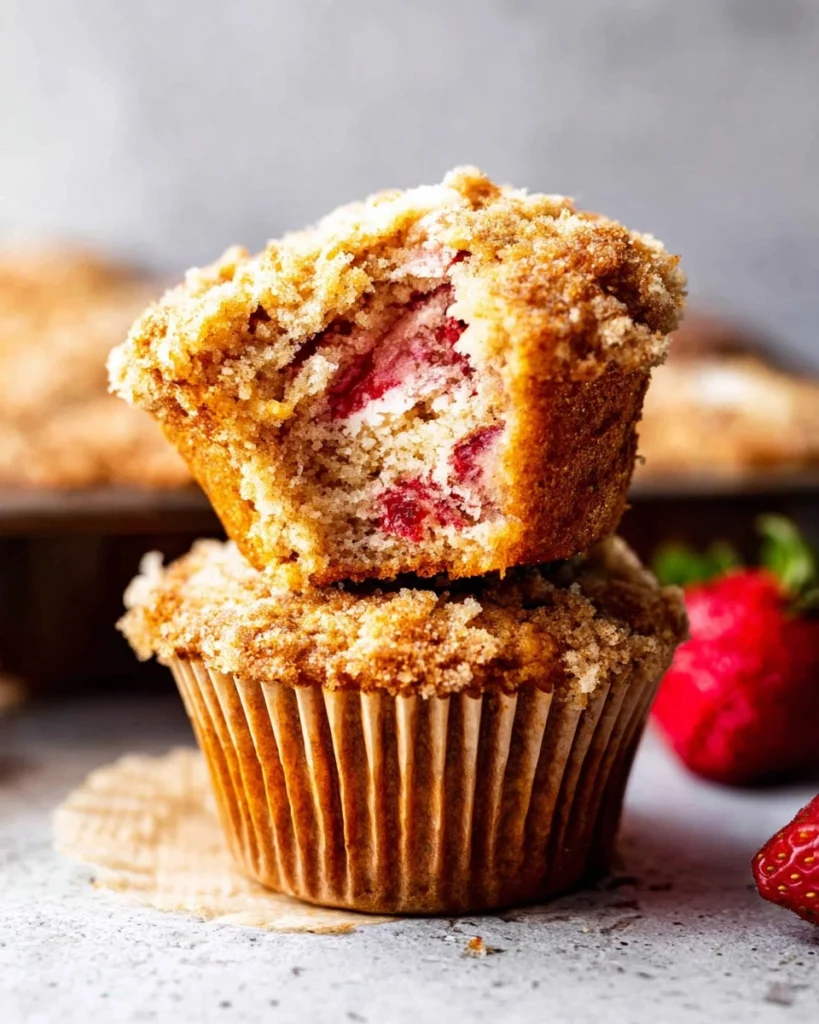 Almond-Flour-Strawberry-Muffins-Recipe