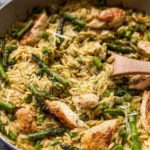 Asparagus-Orzo-with-Chicken-Recipe