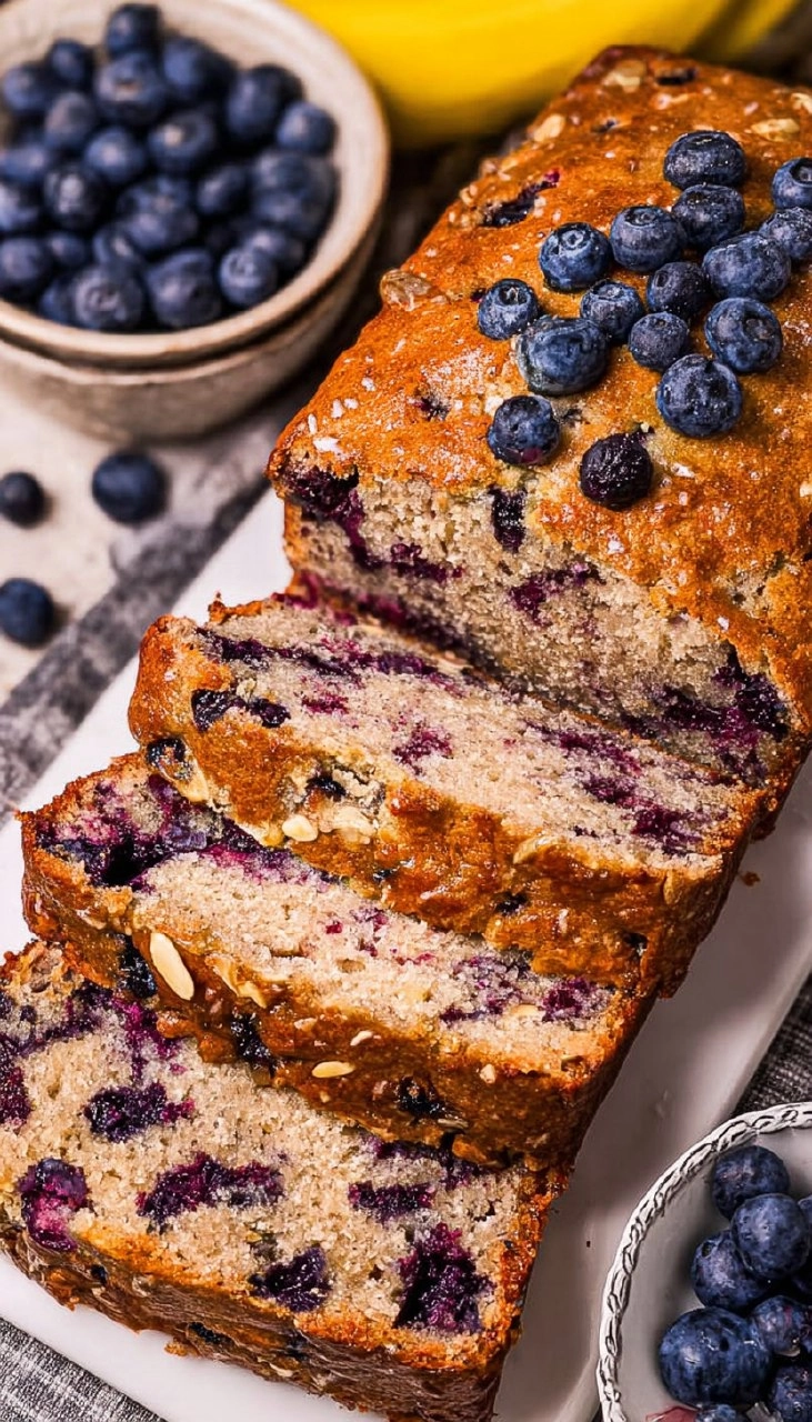 Blueberry Banana Bread
