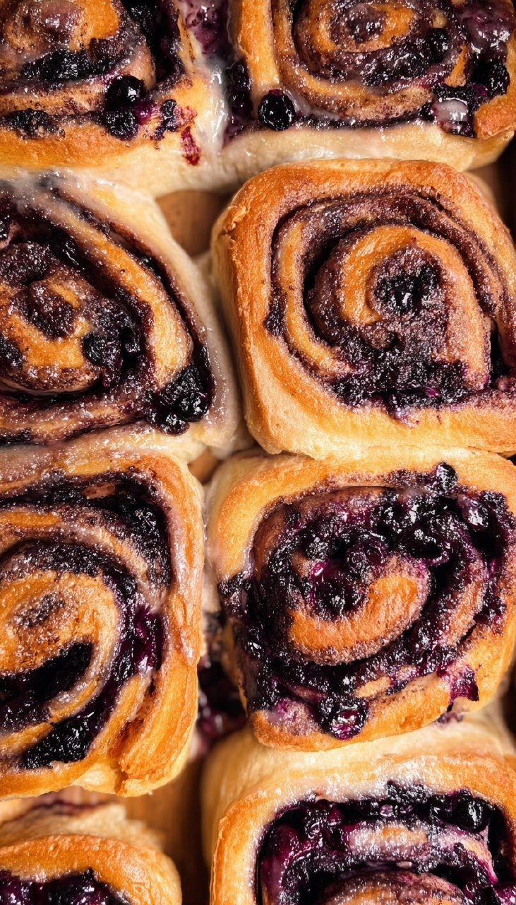 Blueberry Muffin Cinnamon Rolls