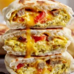 Breakfast-Stuffed-Cottage-Cheese-English-Muffins-High-Protein-Recipe