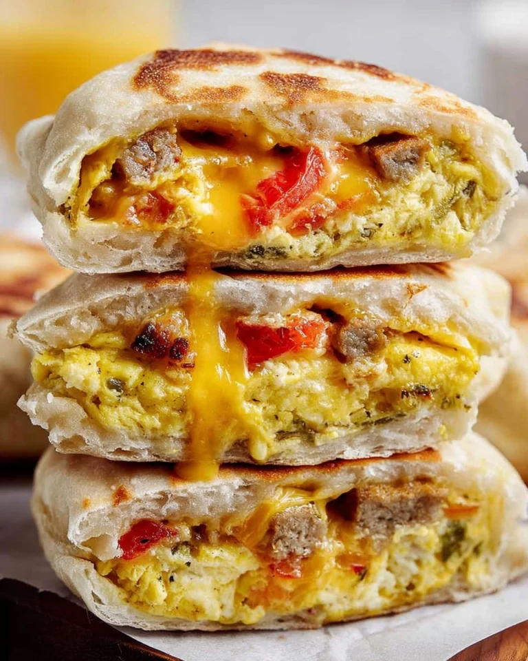 Breakfast-Stuffed-Cottage-Cheese-English-Muffins-High-Protein-Recipe