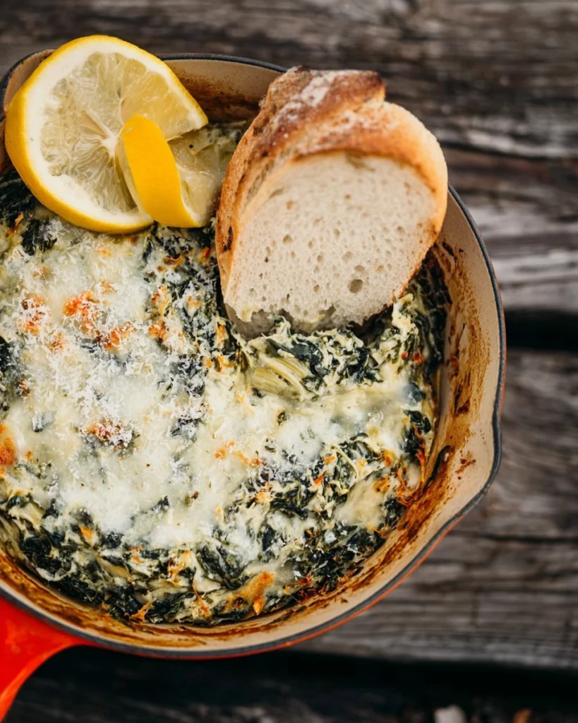Campfire-Spinach-Artichoke-Dip-Recipe