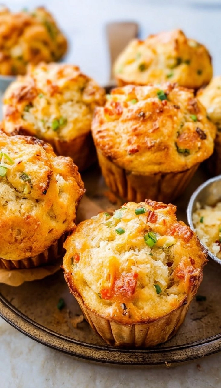 Cheesy Savory Muffins 130 Cheesy Savory Muffins