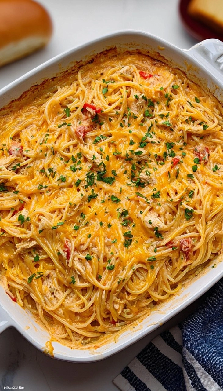 Chicken Spaghetti That Makes Dinner So Easy