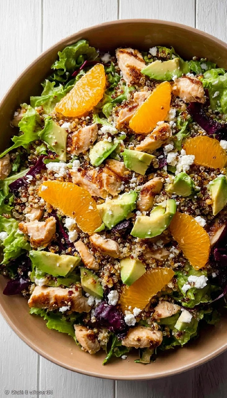 Citrus Chicken Quinoa Salad