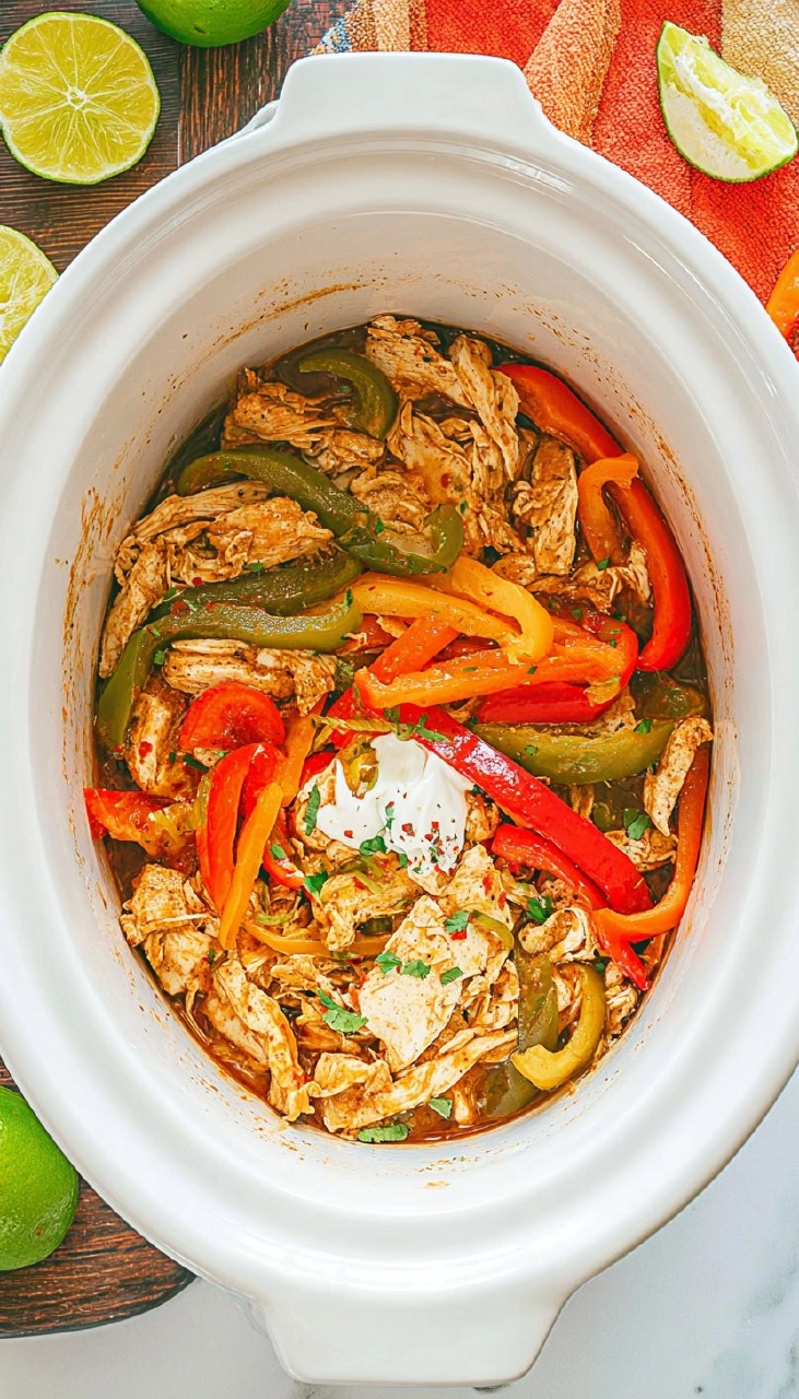 Crockpot Chicken Fajitas