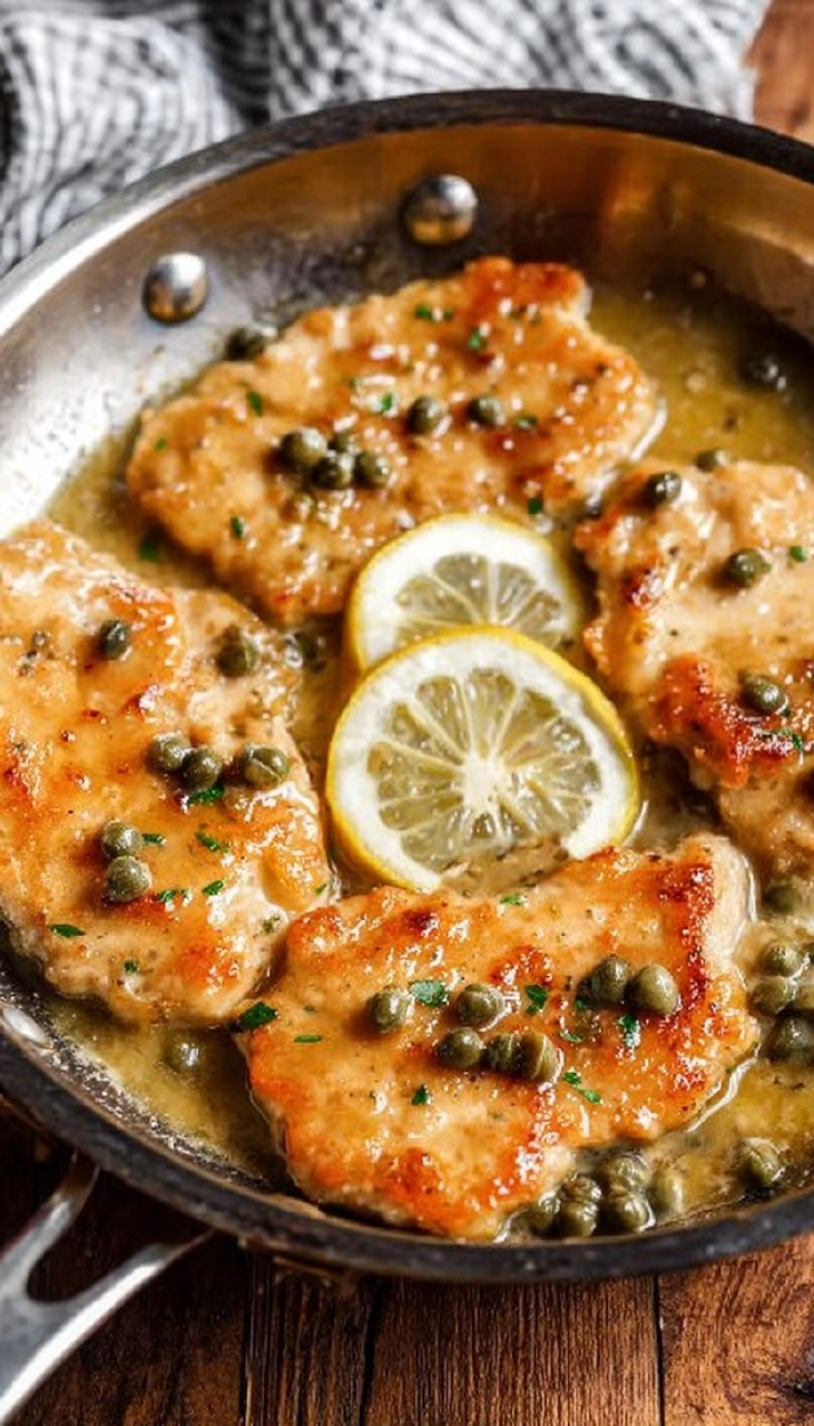 Easy Lemon Chicken Piccata (One Skillet, Paleo, Whole30, Gluten Free) 100 Easy Lemon Chicken Piccata (One Skillet, Paleo, Whole30, Gluten Free)