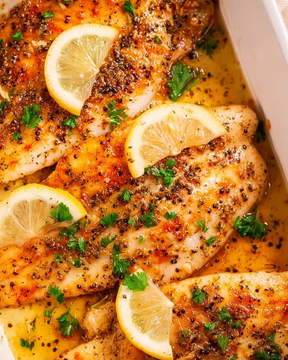 Garlic Butter Baked Tilapia
