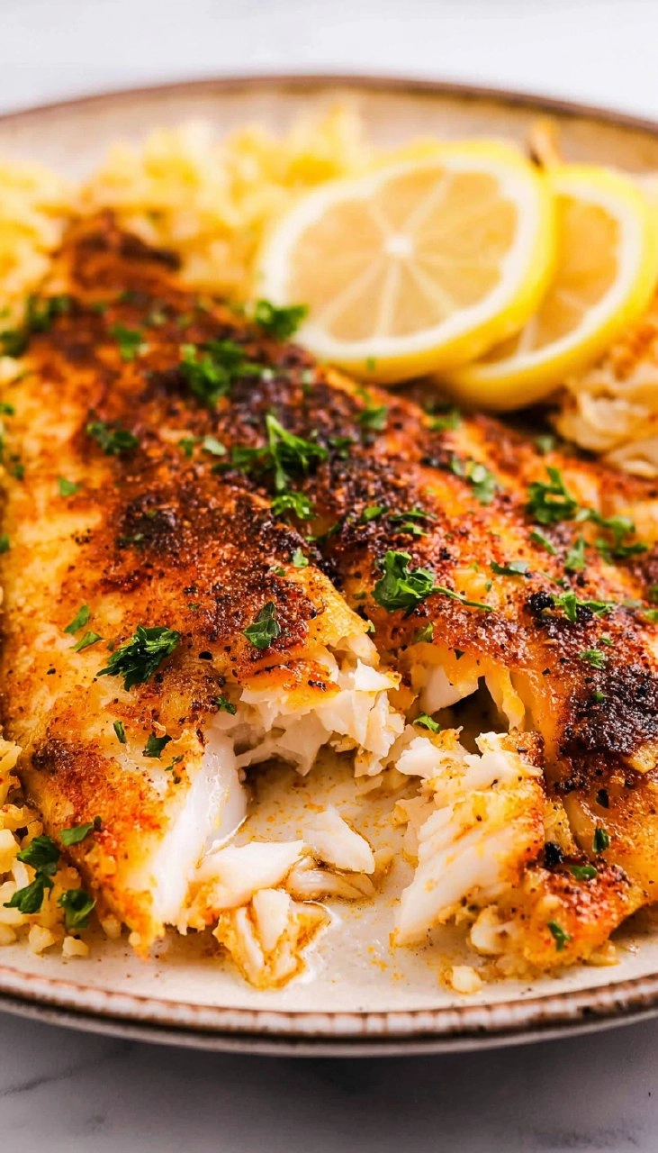 Garlic Butter Baked Tilapia
