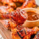 Grilled-BBQ-Chicken-Drumsticks-Sticky-Smoky-Summer-Cookout-Chicken-Recipe