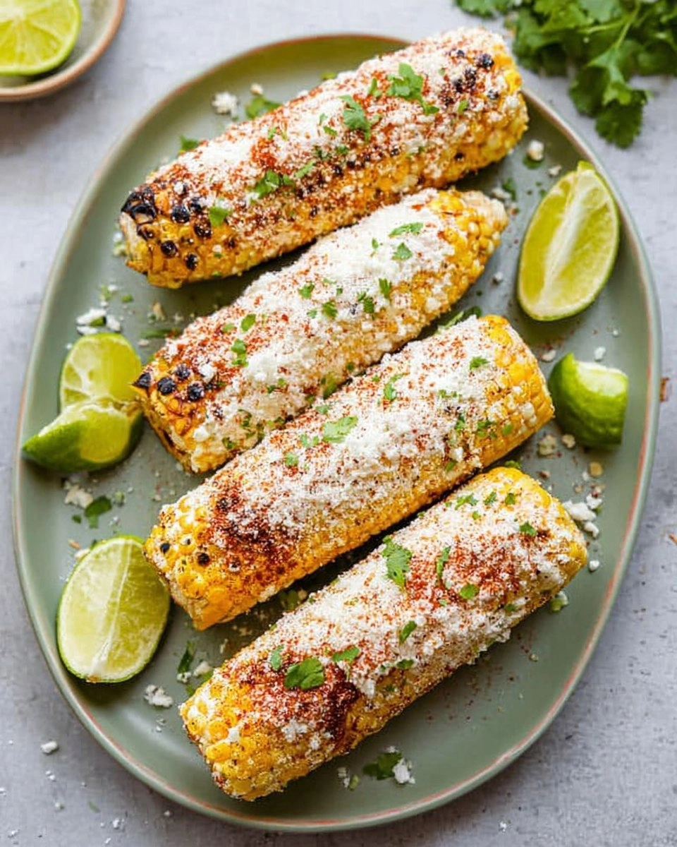 Grilled Corn Elote Style | Smoky Mexican Street Corn for Summer Cookouts
