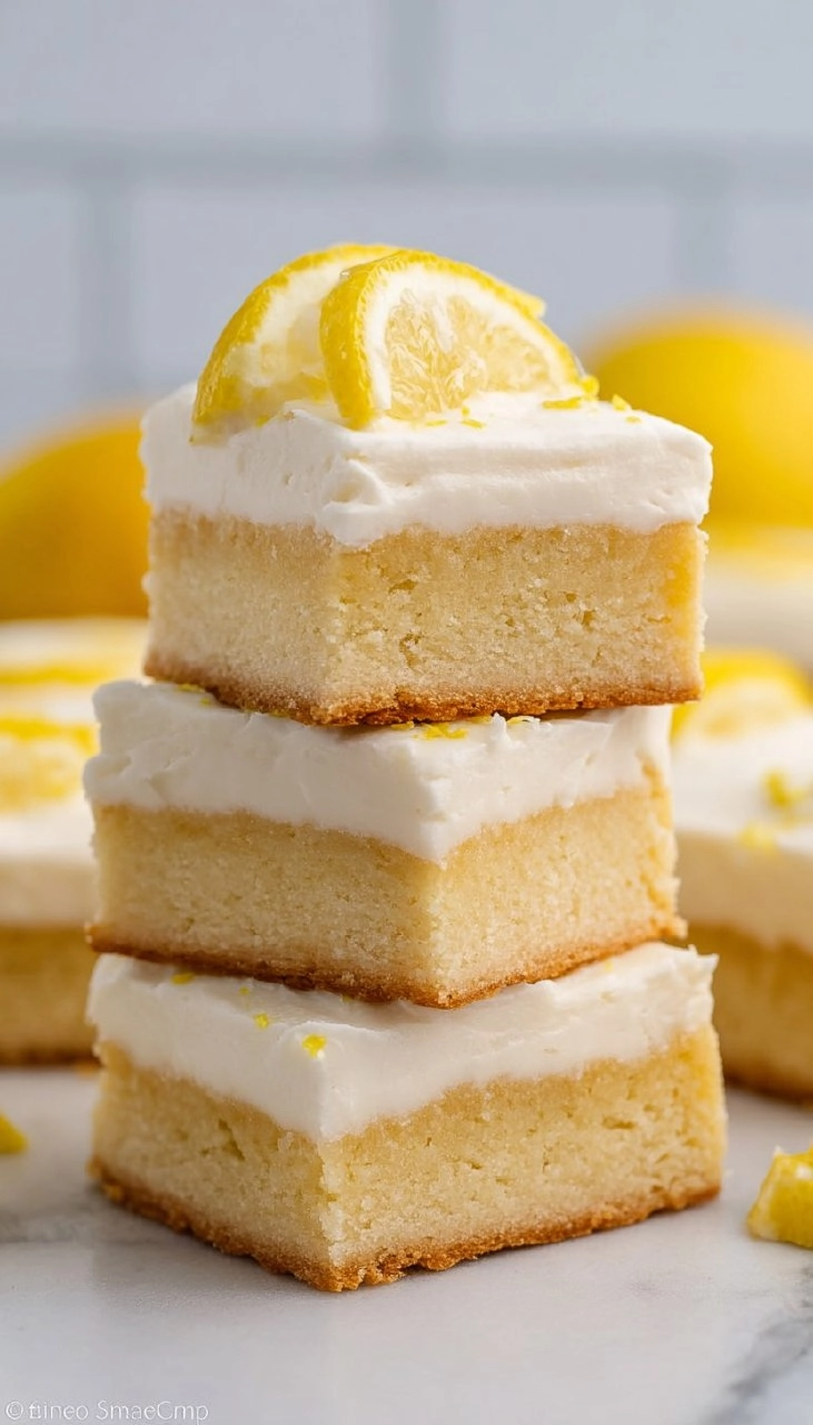 Lemon Sugar Cookie Bars