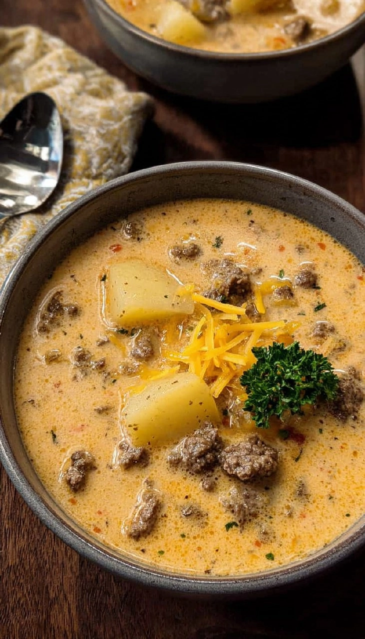 Ranch Cheesy Beef and Potato Soup