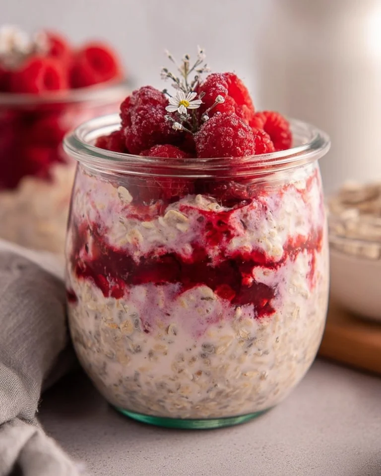 Raspberry-Overnight-Oats-Recipe