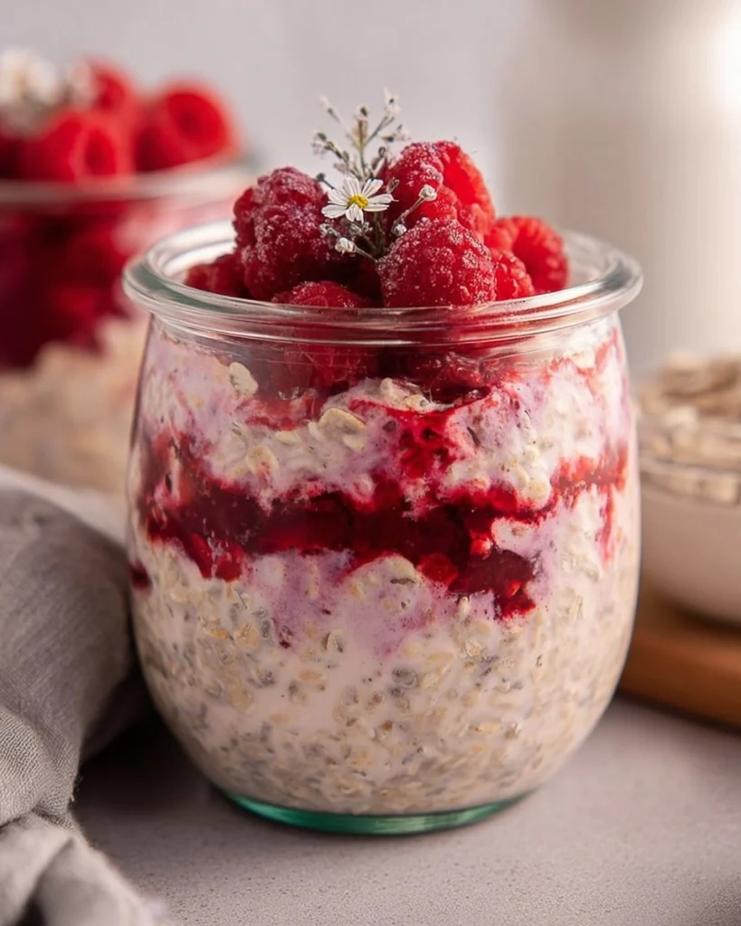Raspberry-Overnight-Oats-Recipe