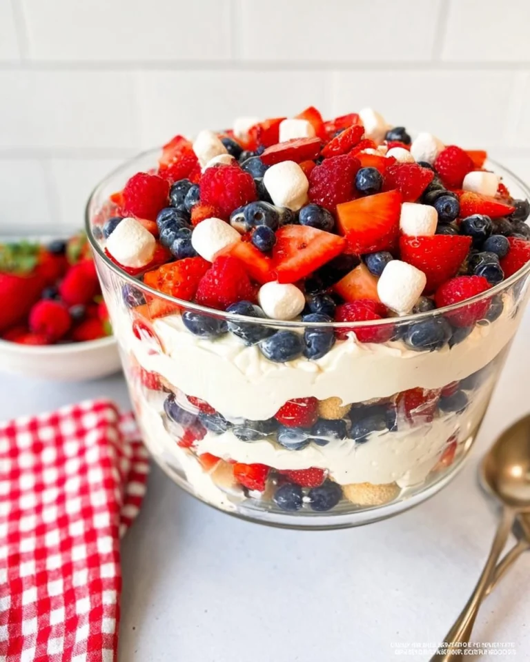Red-White-and-Blue-Cheesecake-Salad-Patriotic-No-Bake-Dessert-for-the-4th-of-July-Recipe