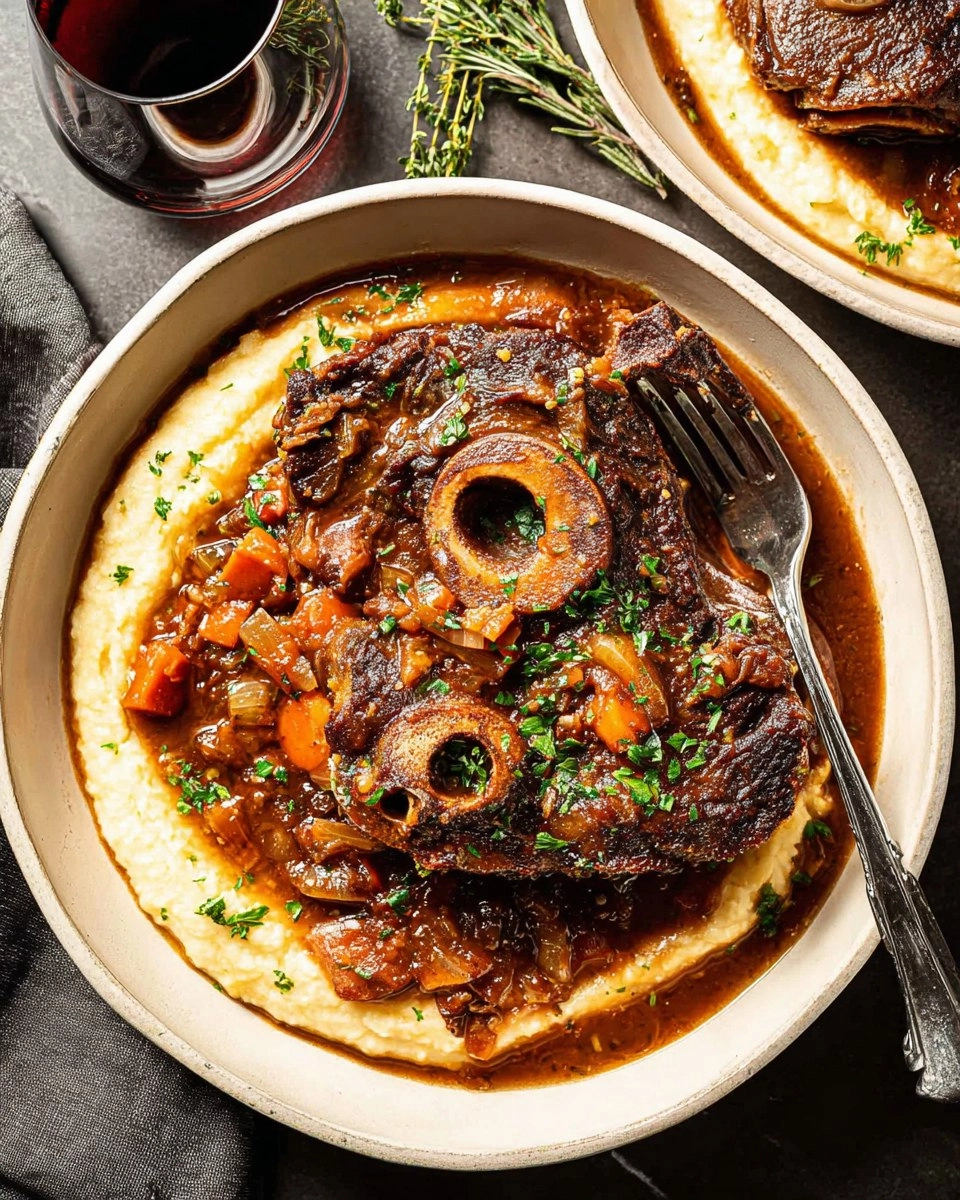 Red Wine Braised Beef Shanks