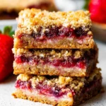 Strawberry-Crumble-Bars-Almond-Flour-Easy-Buttery-Recipe
