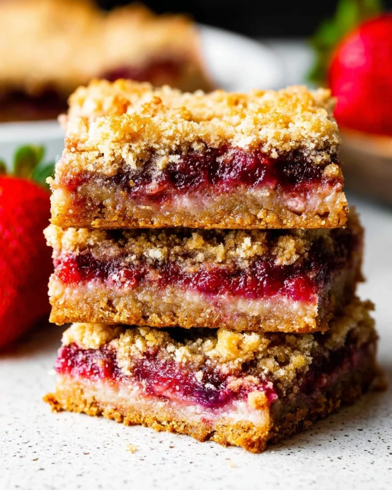 Strawberry-Crumble-Bars-Almond-Flour-Easy-Buttery-Recipe