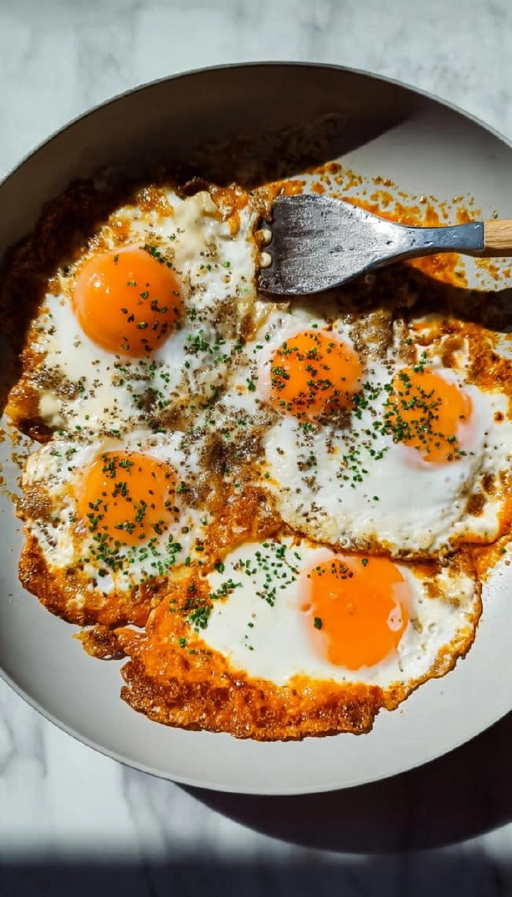 Viral Heavy Cream Fried Eggs