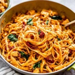 Whole-Wheat-Sun-Dried-Tomato-Basil-Pasta-Recipe