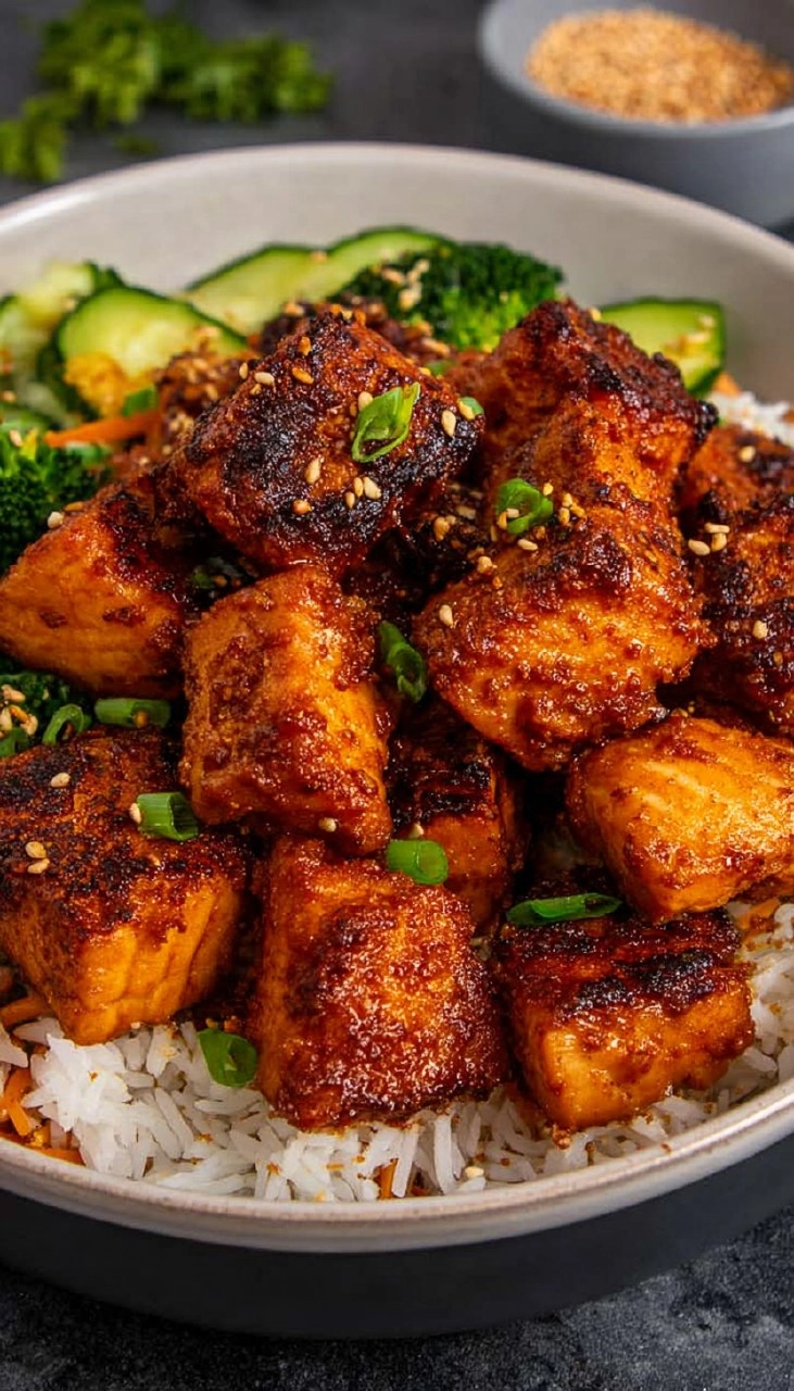 Air Fryer Salmon Bites
