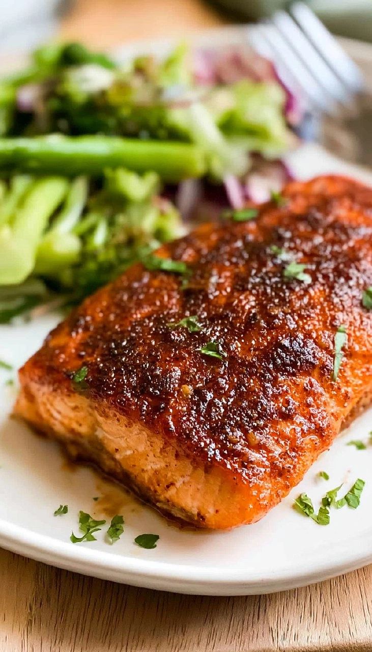 Air Fryer Sweet and Spicy Salmon