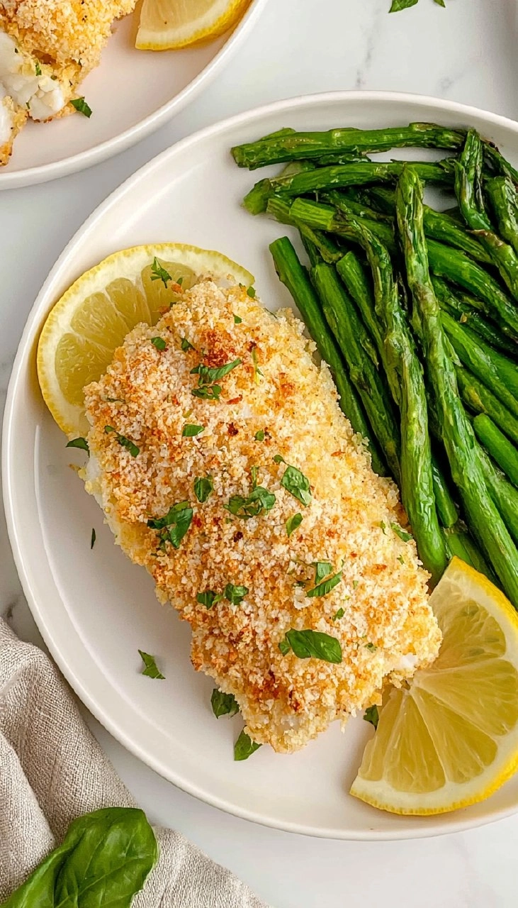 Baked Cod With Panko Bread Crumbs