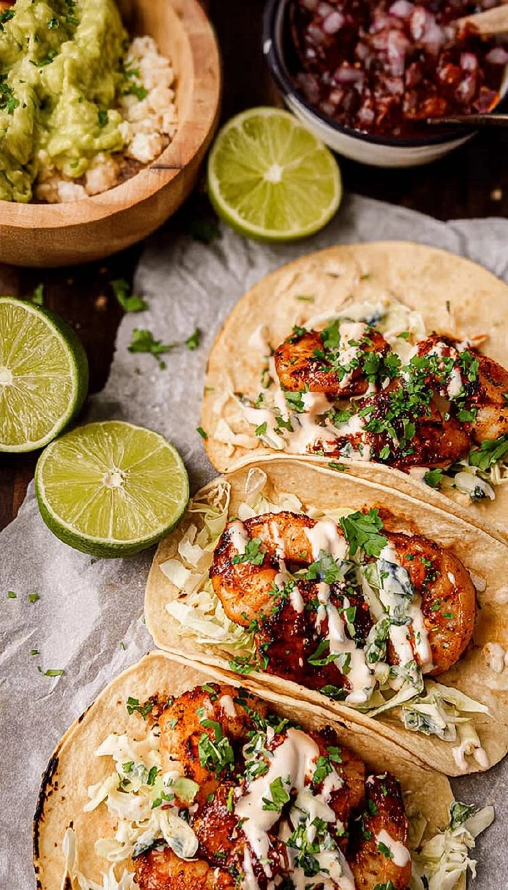 Blackened Shrimp Tacos