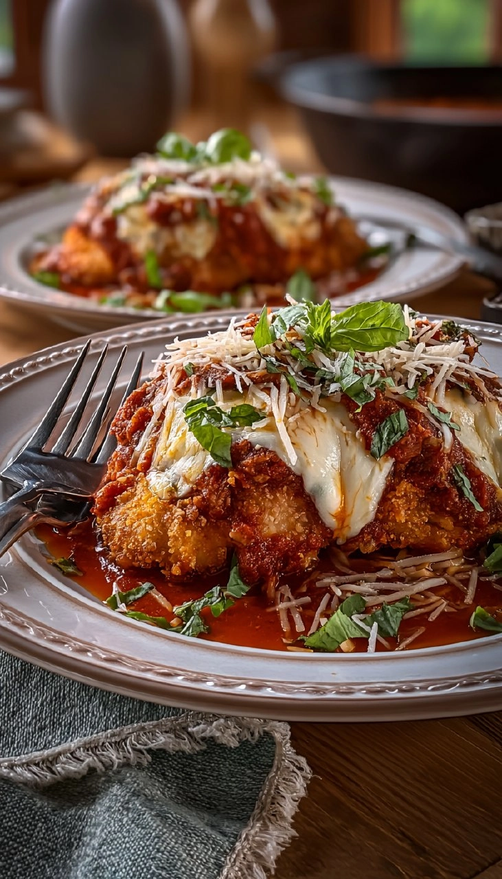 Chicken Parmesan | Crispy Baked Italian Comfort Dinner
