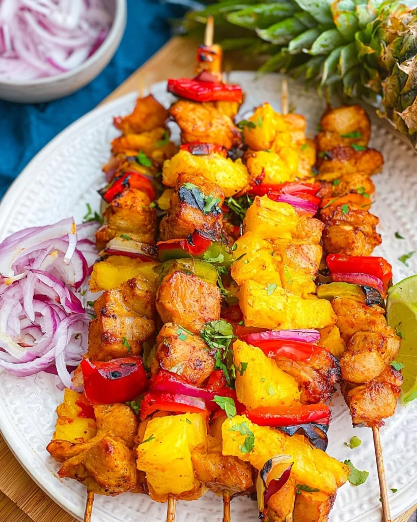 Chicken-Pineapple-Kebabs-Recipe