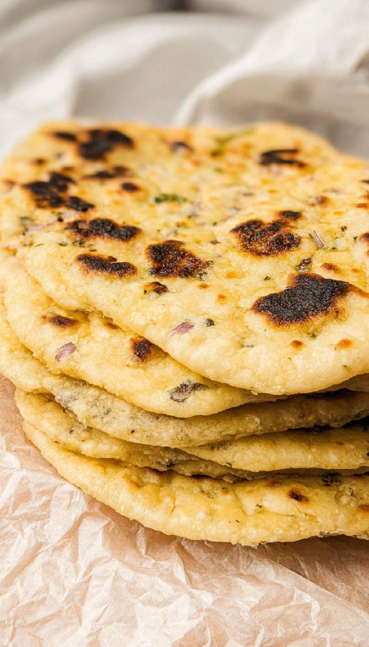 Cottage Cheese Naan Bread